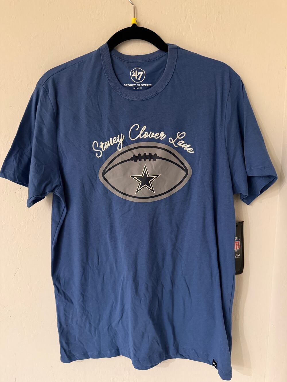 Dallas Cowboys '47 Brand Stoney Clover Lane Men's T Shirt Size Medium- NWT